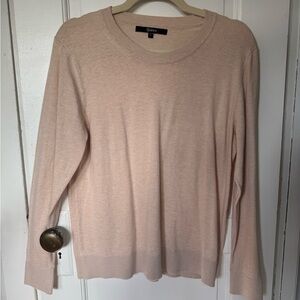 Quince Cotton Cashmere Crewneck Sweater – Heather Oatmeal